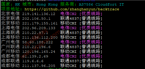 cubecloud 香港 CN2 GIA 测评:电信 CN2/联通移动直连,网络优秀
